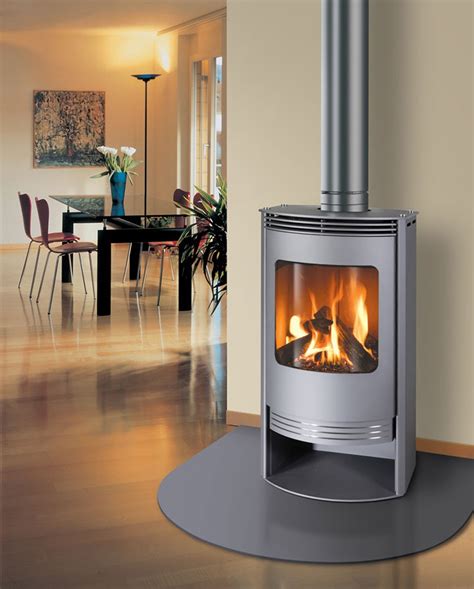 contemporary corner gas stoves